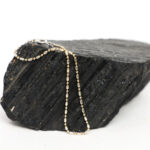 Two-Tone Delicate Beaded Chain Bracelet in 925 Sterling Silver – 22K Yellow Gold & Platinum Plated - Image 3