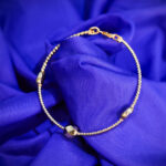 Handcrafted Heritage Round Ball Kada in 22K Gold Plated 925 Sterling Silver - Image 3